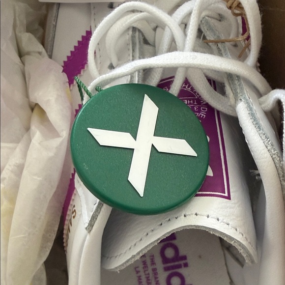 adidas Samba OG J White Purple Gum Sole - Picture 6 of 6